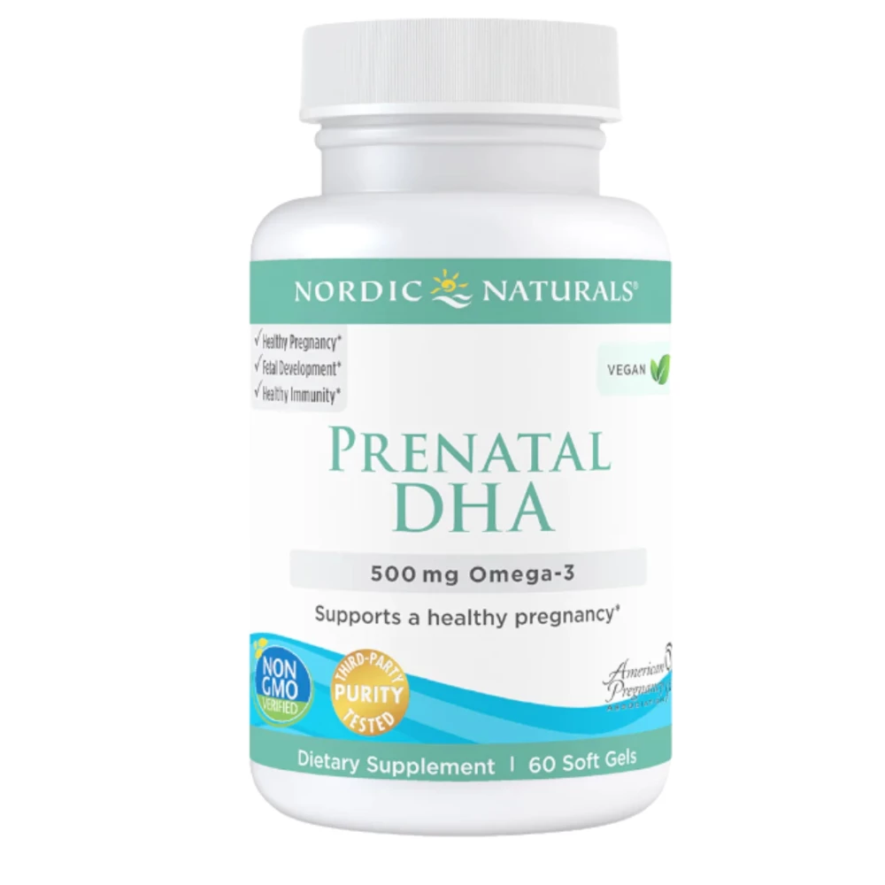 Nordic Naturals - Prenatal DHA Vegan 500 mg - 60 kapsułek